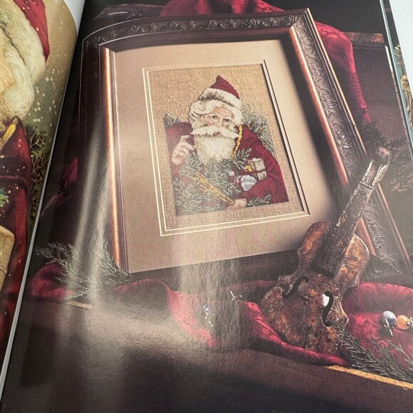 Santa Remembered Cross-Stitch Pattern Book By Leisure Arts Hardcover - Picture 3 of 7